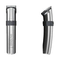 Two silver hair trimmers with black accents on a white background, branded 'DINGLING'.